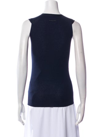 Burberry Silk V-Neck Top