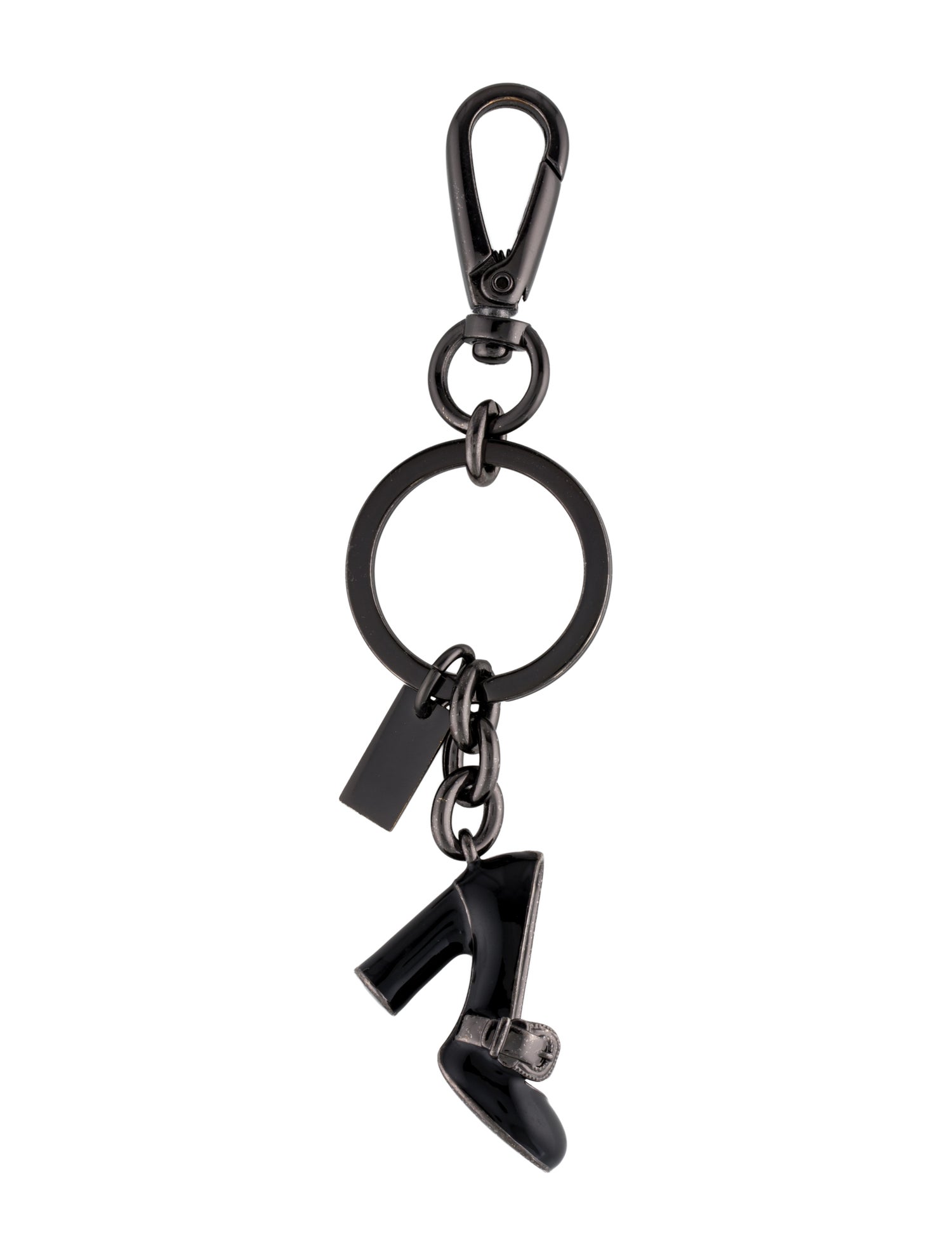 Burberry Dark Gunmetal Bag Charm