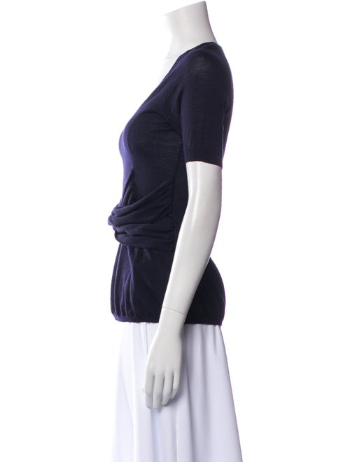 Burberry Virgin Wool Scoop Neck T-Shirt