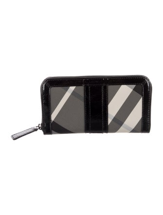 Burberry Nylon Printed Continental Wallet