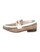 Burberry Canvas Printed Loafers