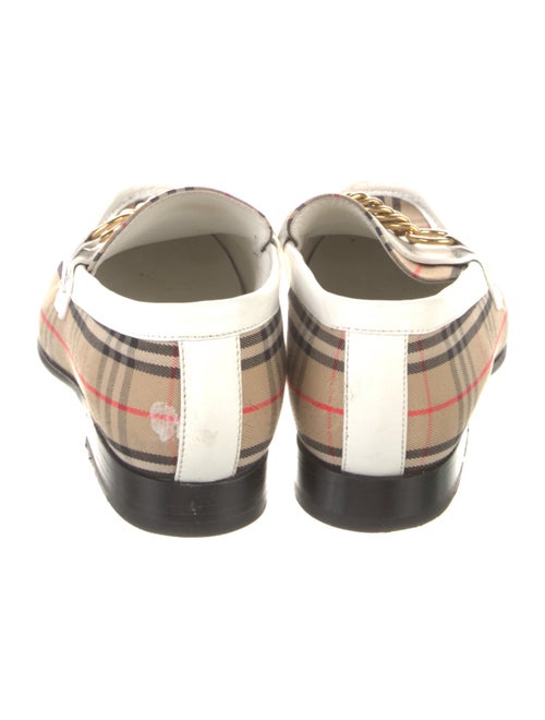 Burberry Canvas Printed Loafers