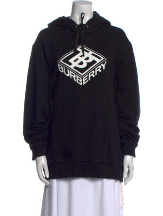 Burberry Graphic Print Crew Neck Hoodie