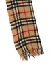 Burberry Cashmere Nova Check Pattern Scarf
