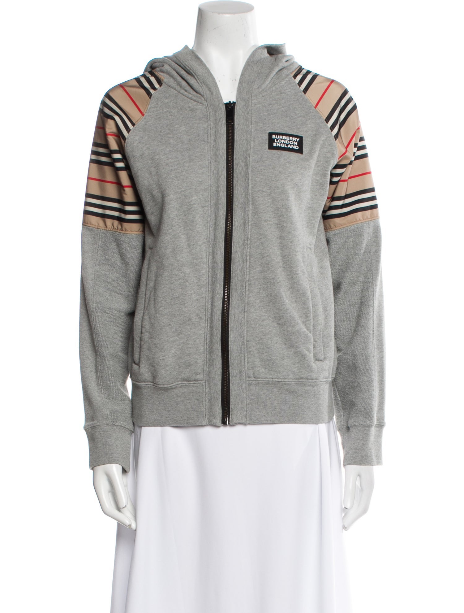 Burberry Striped Bomber Jacket