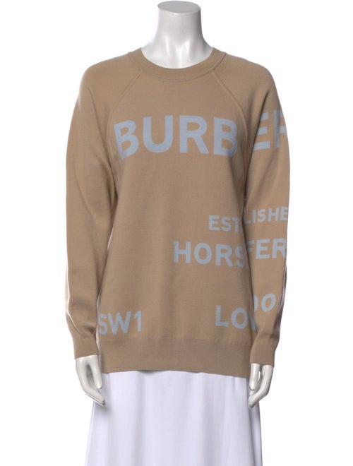 Burberry Merino Wool Printed Sweater
