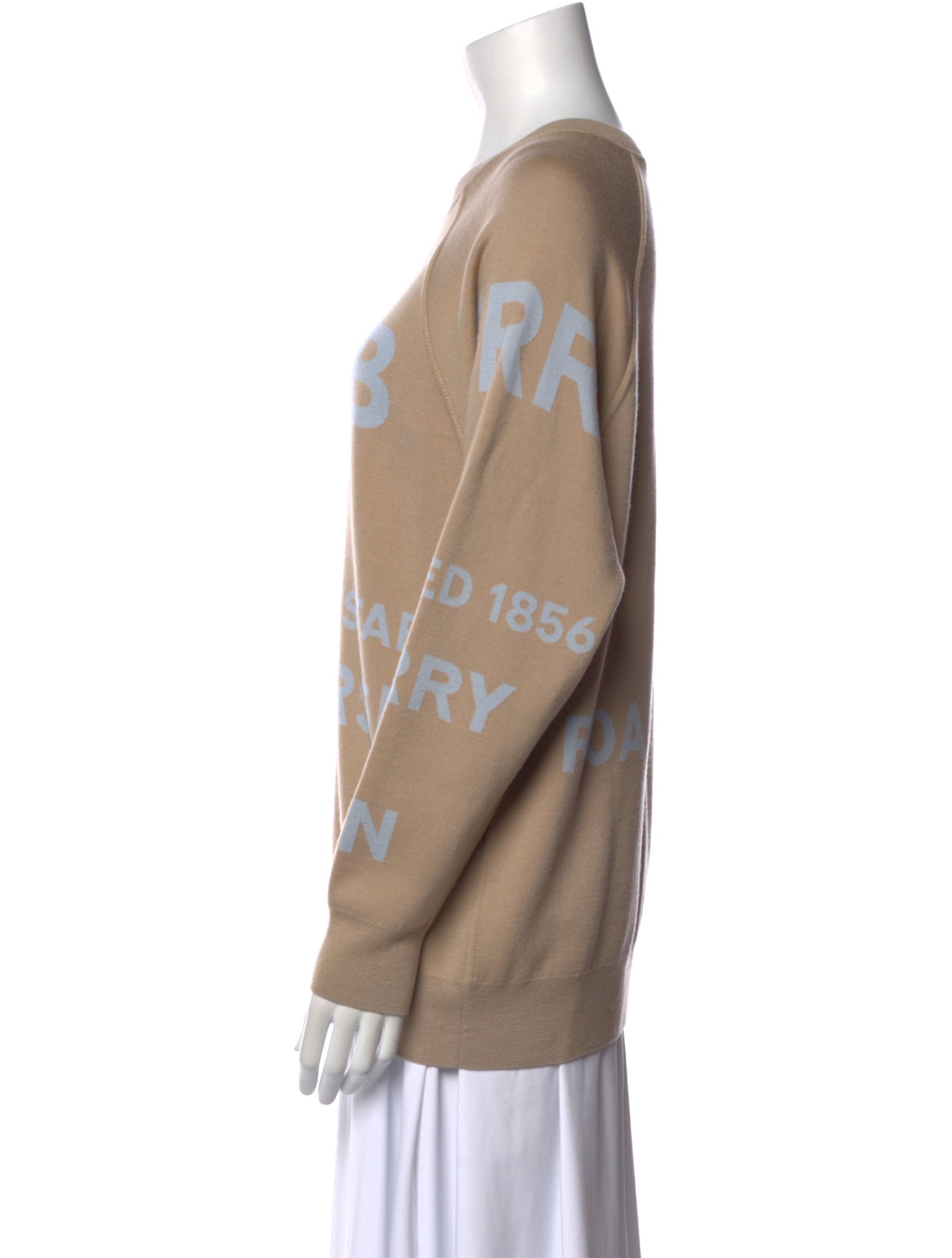 Burberry Merino Wool Printed Sweater