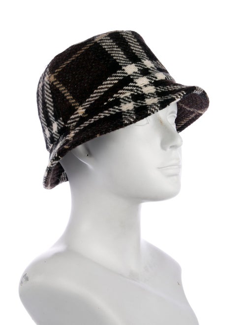 Burberry Wool Check Bucket Hat