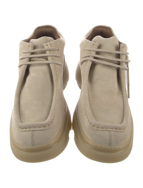 Burberry Suede Lace-Up Boots