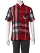 Burberry Exploded Check Pattern Short Sleeve Shirt