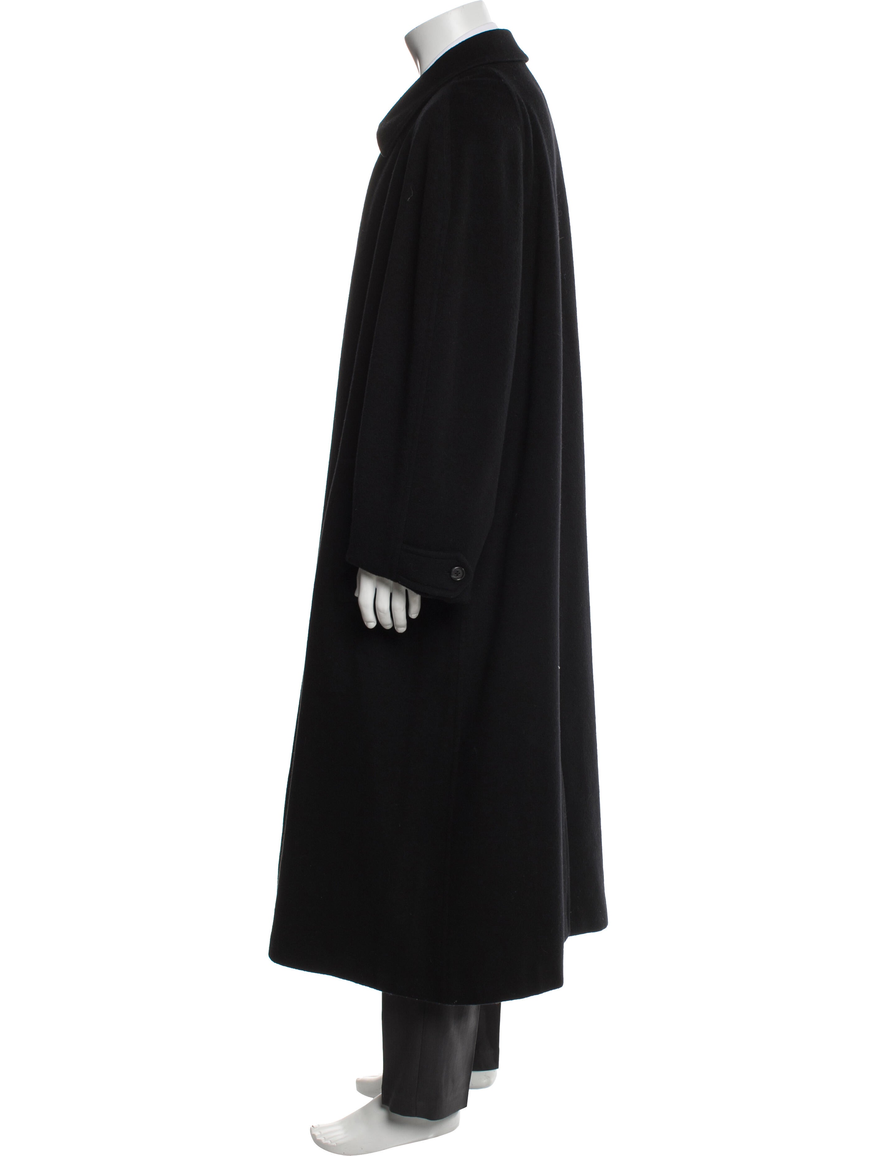 Burberry Nova Check Pattern Wool Overcoat