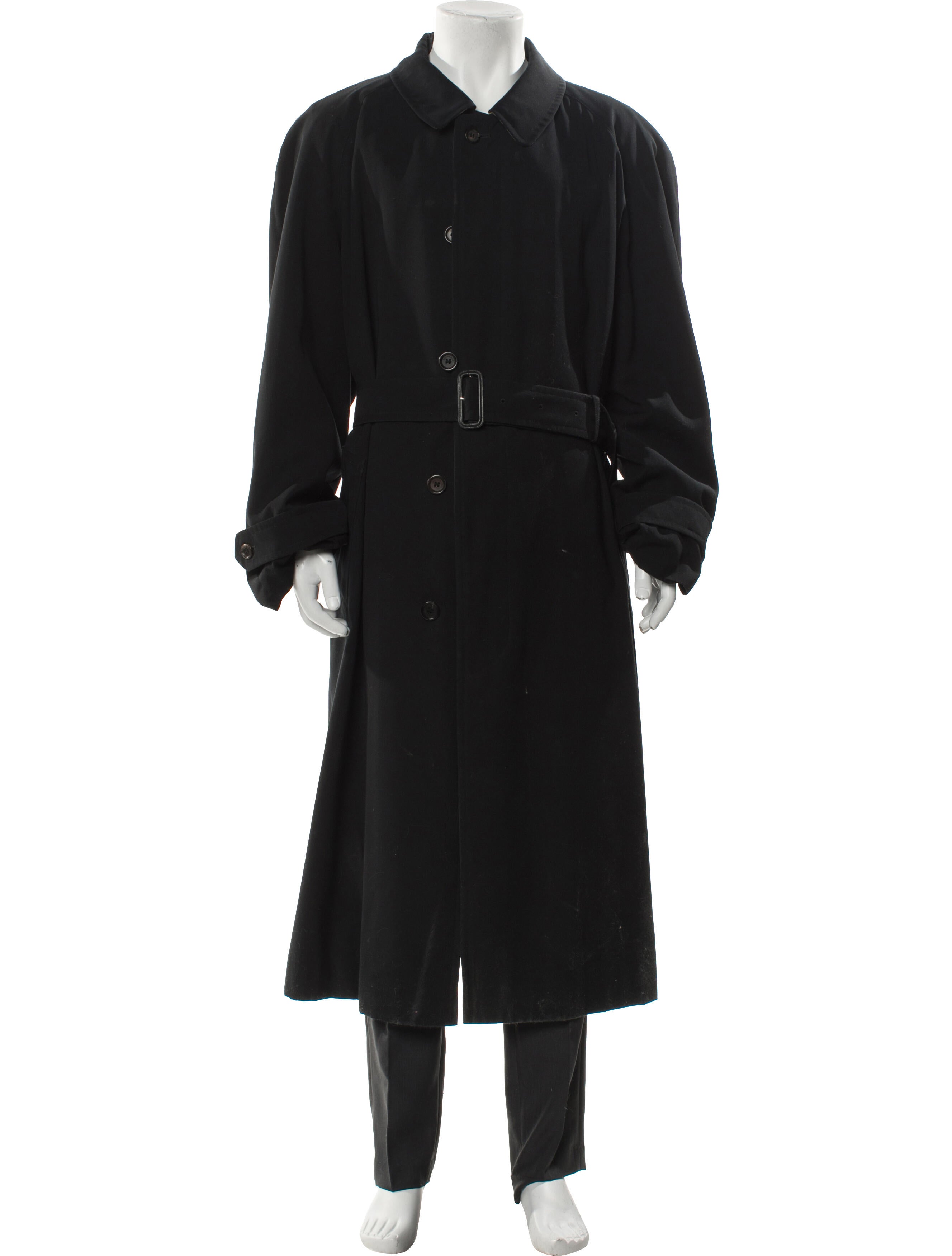 Burberry Nova Check Pattern Trench Coat