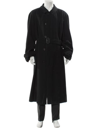 Burberry Nova Check Pattern Trench Coat