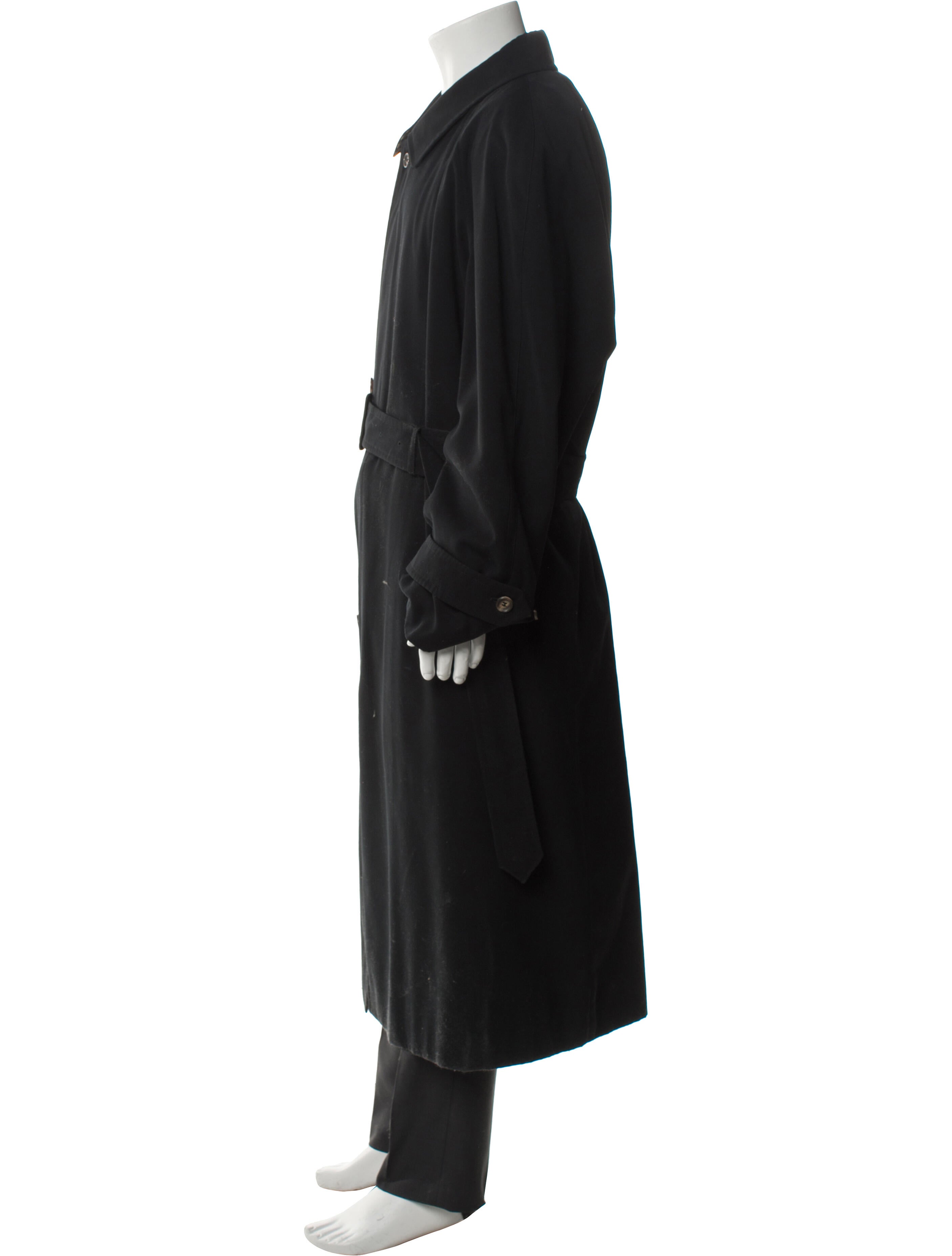 Burberry Nova Check Pattern Trench Coat