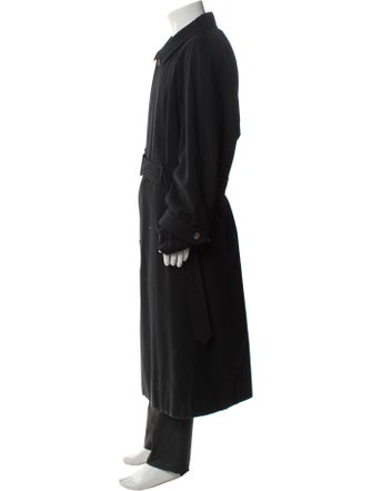 Burberry Nova Check Pattern Trench Coat