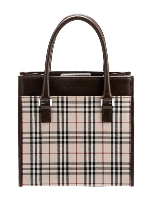 Burberry Nova Check Top Handle Bag