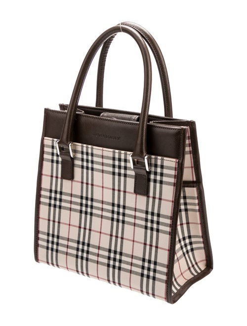 Burberry Nova Check Top Handle Bag