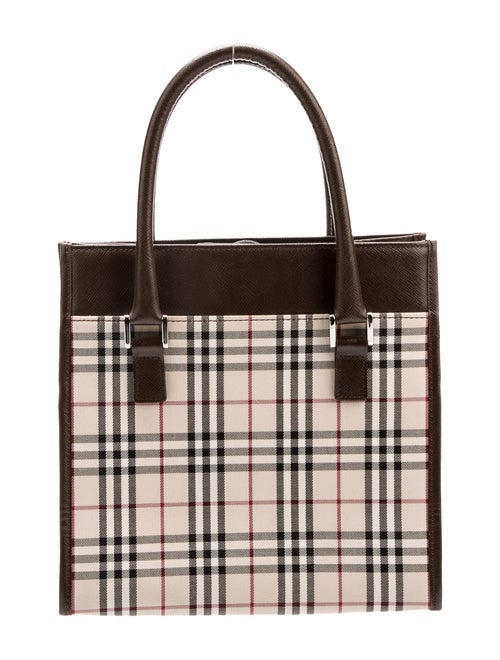 Burberry Nova Check Top Handle Bag