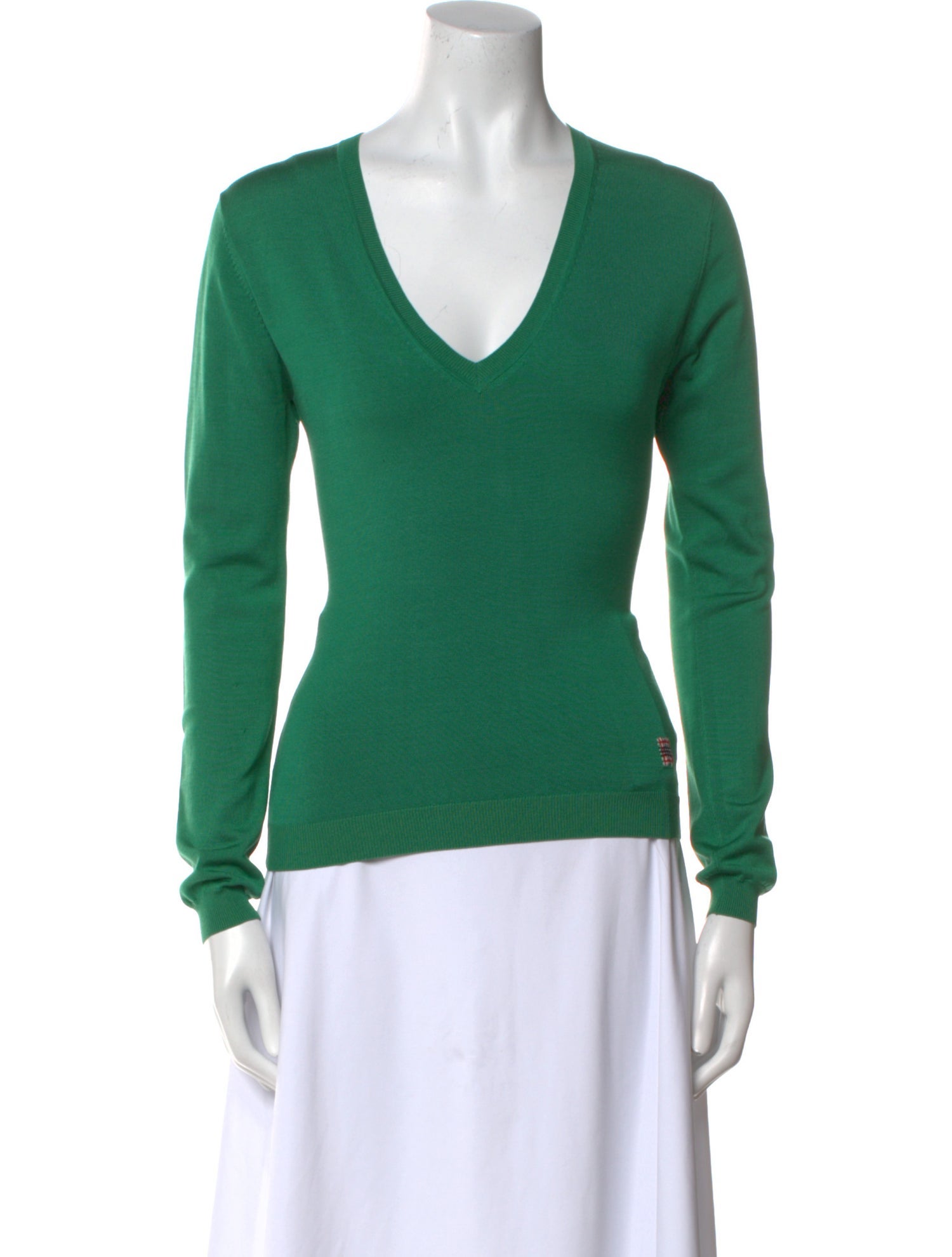 Burberry London Silk V-Neck Sweater