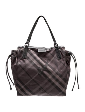 Burberry Smoked Check Bucket Bag