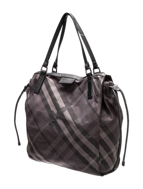Burberry Smoked Check Bucket Bag