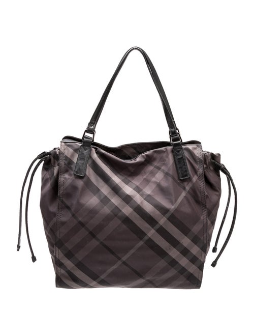 Burberry Smoked Check Bucket Bag