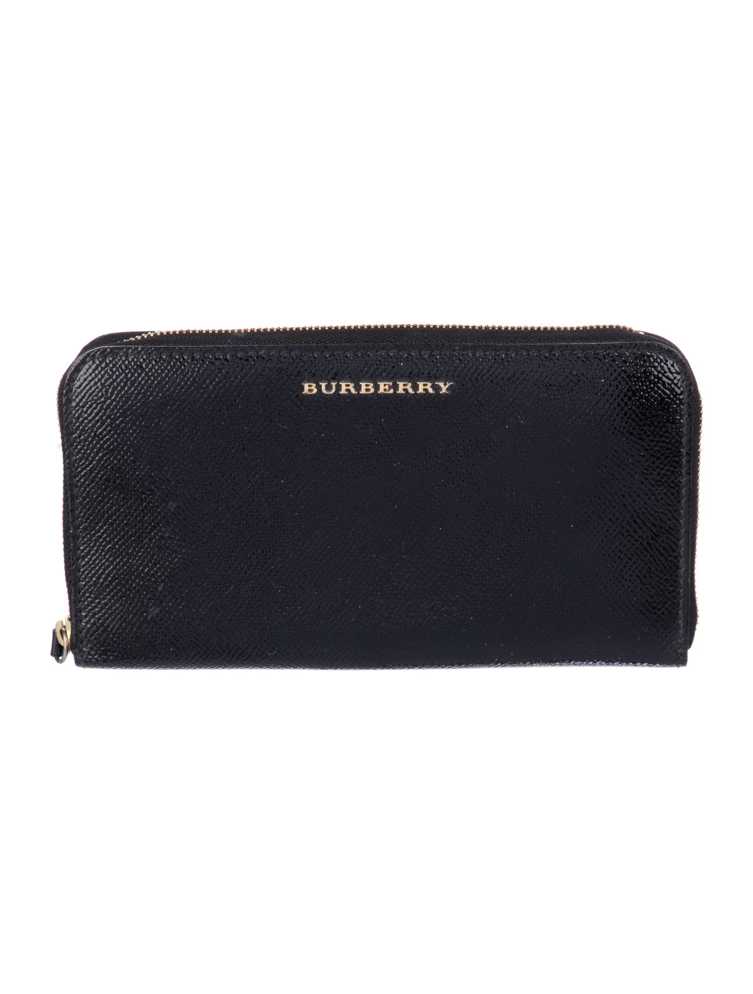 Burberry Patent Leather Continental Wallet