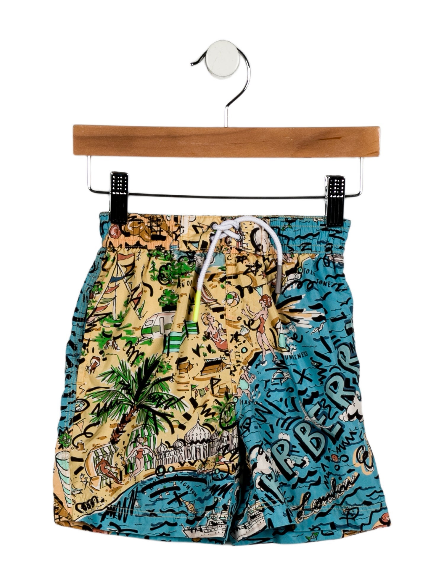 Burberry Boys' Graphic Swim Shorts