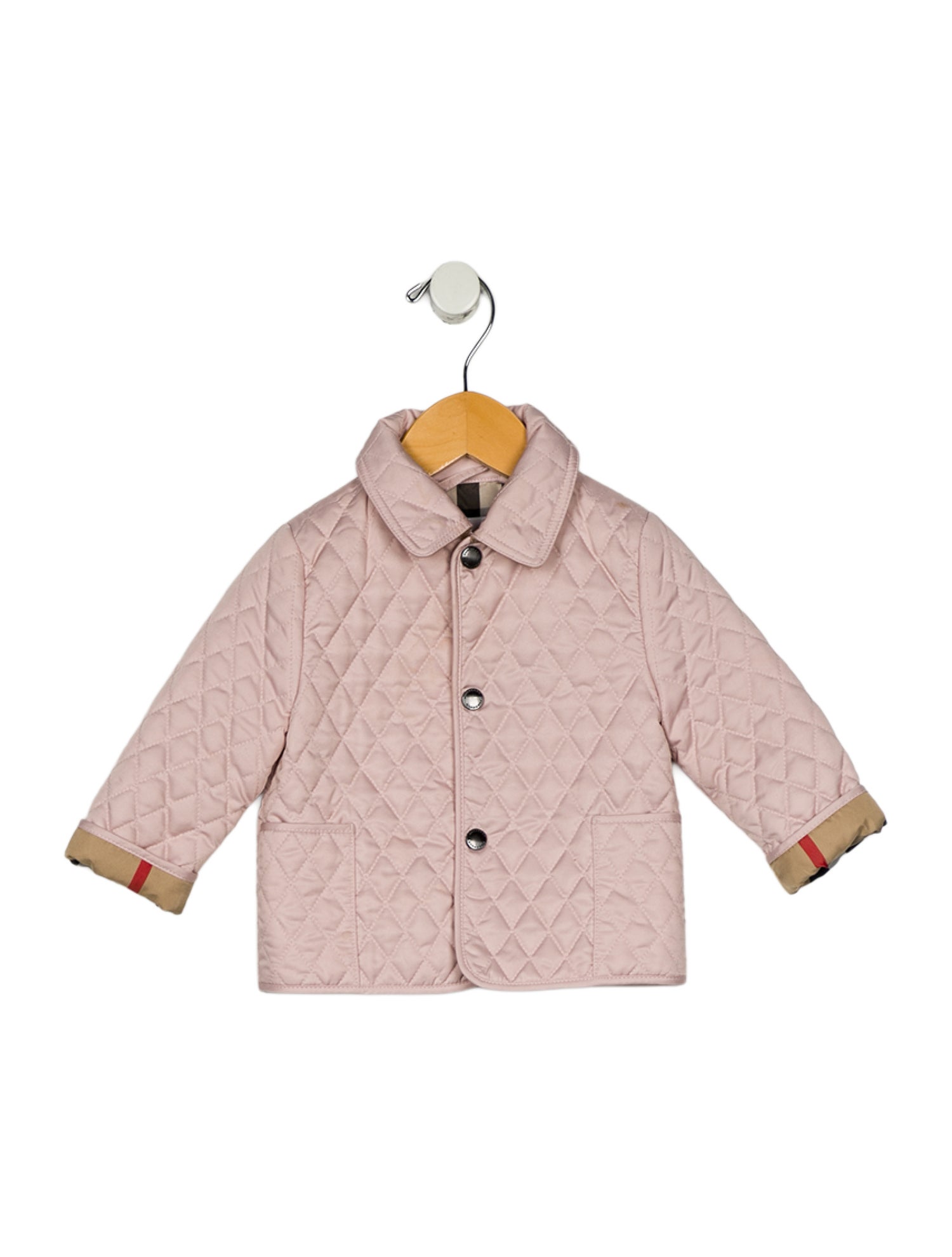 Burberry infant girls' pink jacket