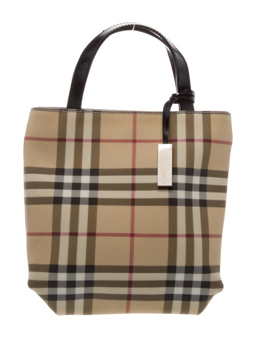 Burberry Nova Check Top Handle Bag