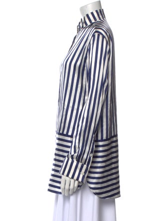 Burberry Silk Striped Tunic