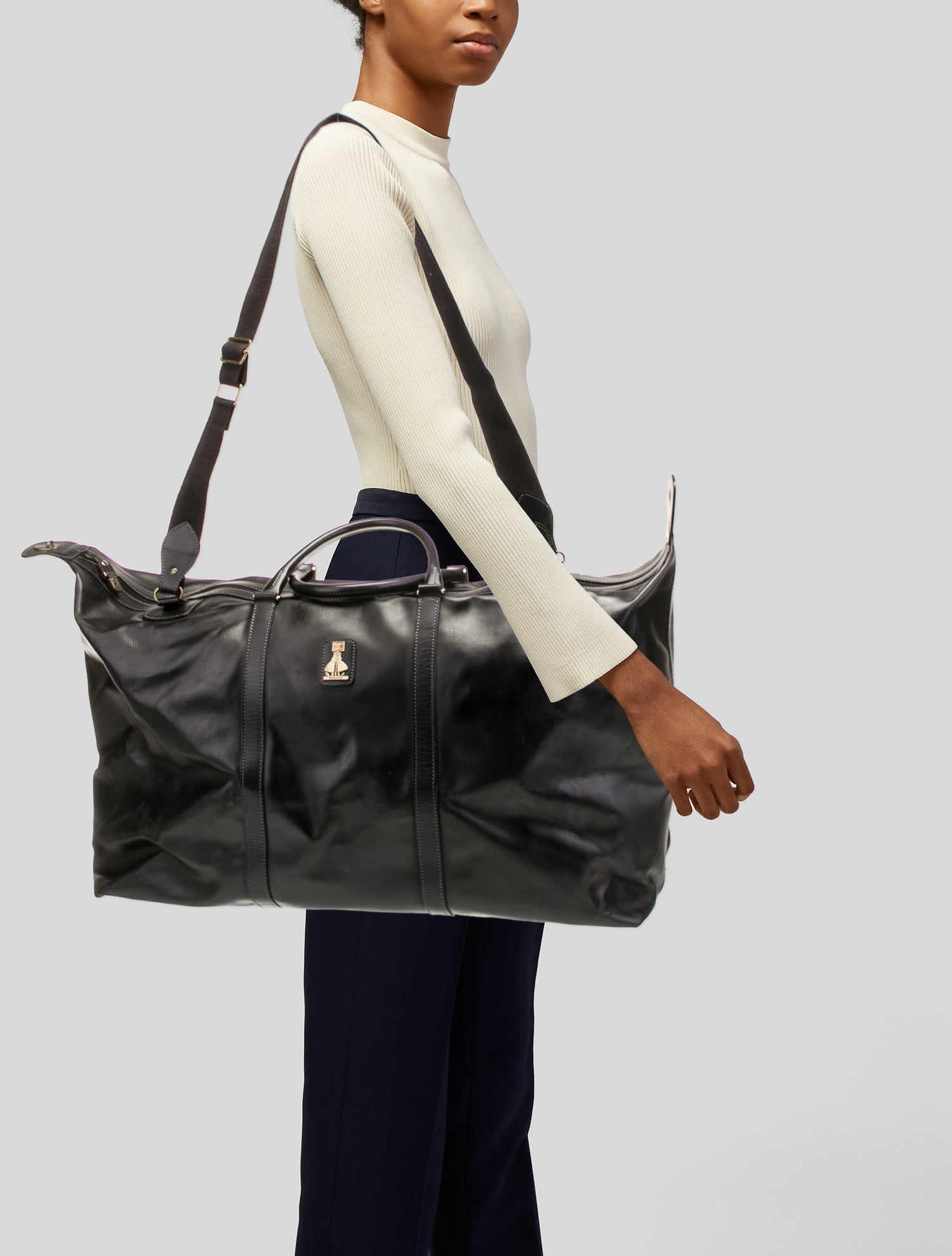Burberry's Leather Weekender Bag