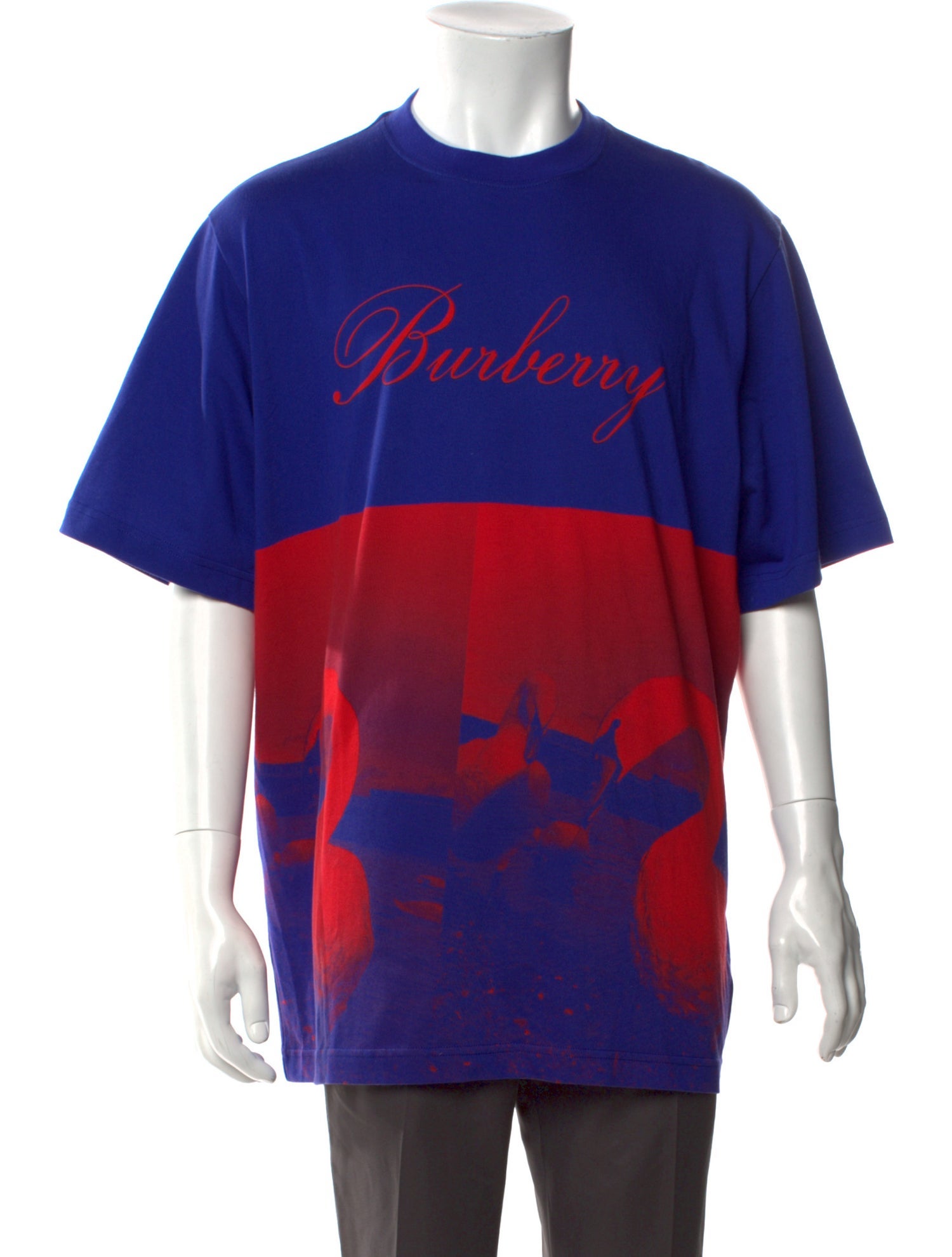 Burberry Graphic Print Crew Neck T-Shirt