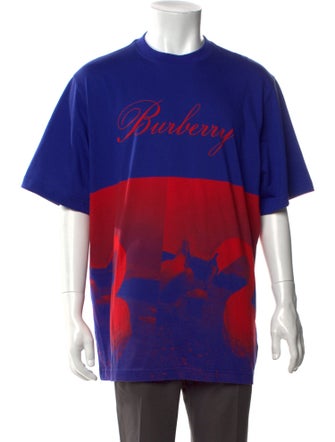Burberry Graphic Print Crew Neck T-Shirt