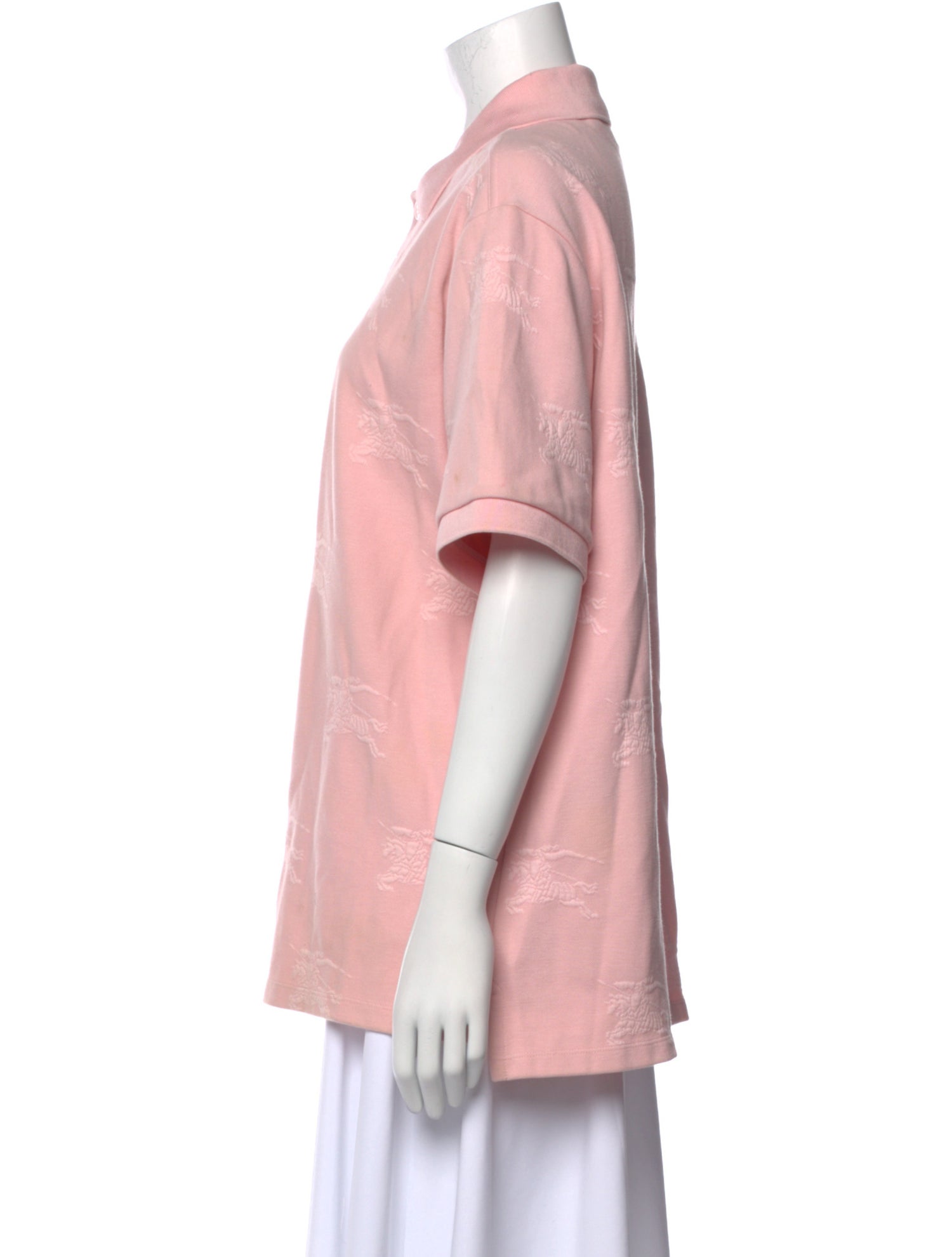 Burberry Collar Short Sleeve Polo Shirt