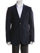 Burberry London Wool Striped Blazer