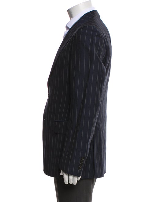 Burberry London Wool Striped Blazer