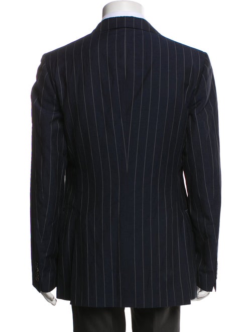 Burberry London Wool Striped Blazer