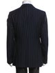 Burberry London Wool Striped Blazer