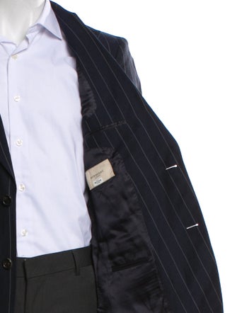 Burberry London Wool Striped Blazer