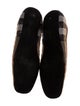 Burberry Striped Ballet Flats