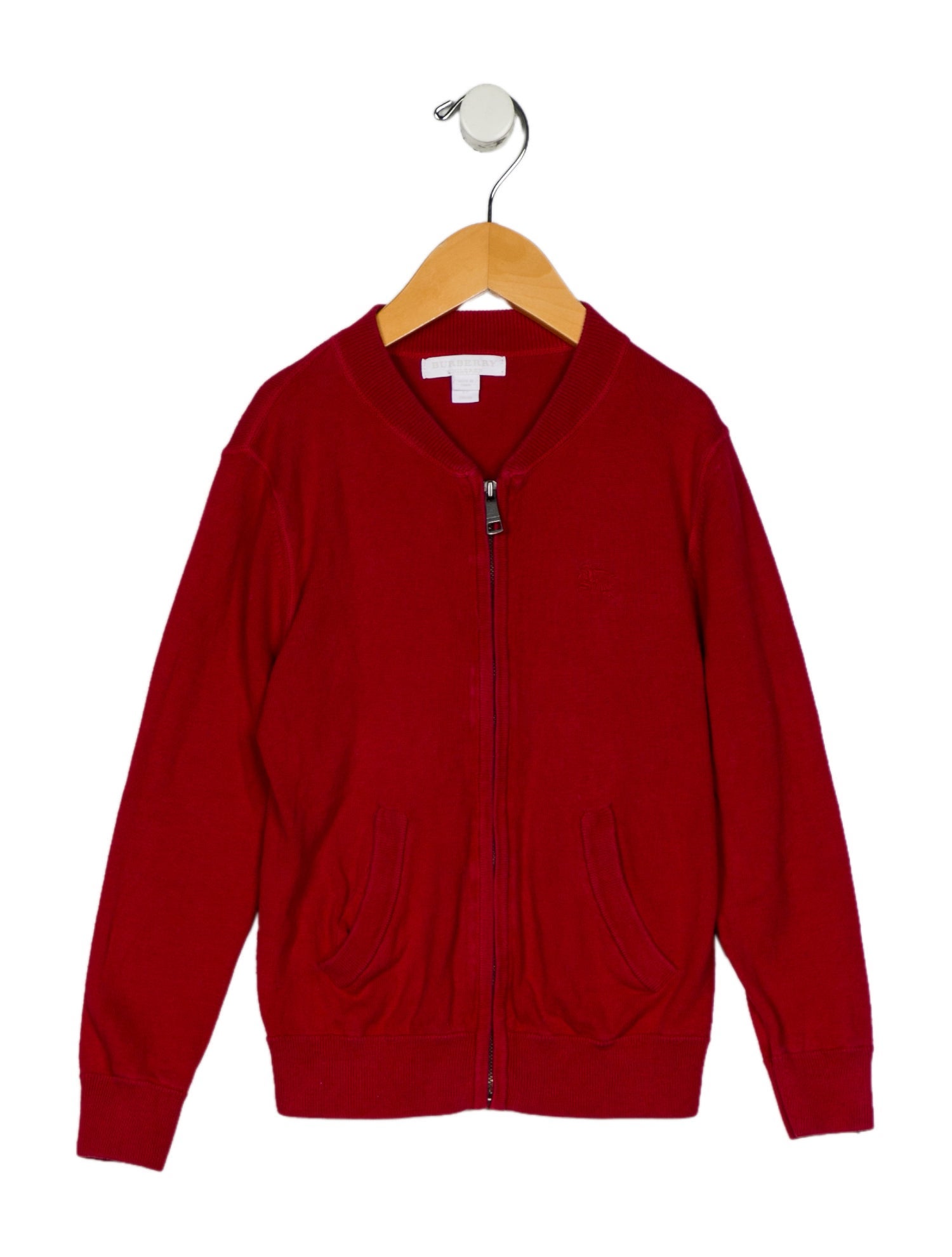 Burberry Boys' Zip Up Cardigan