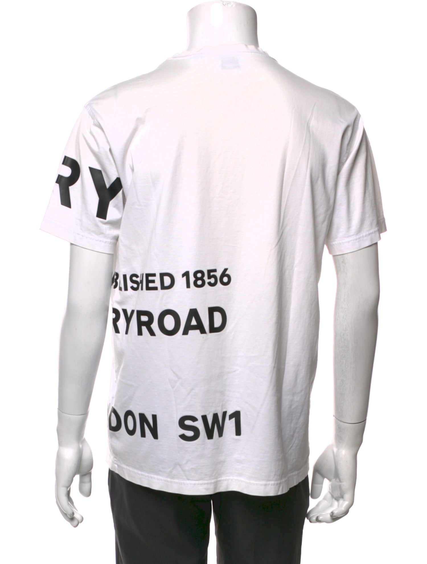 Burberry Graphic Print Crew Neck T-Shirt