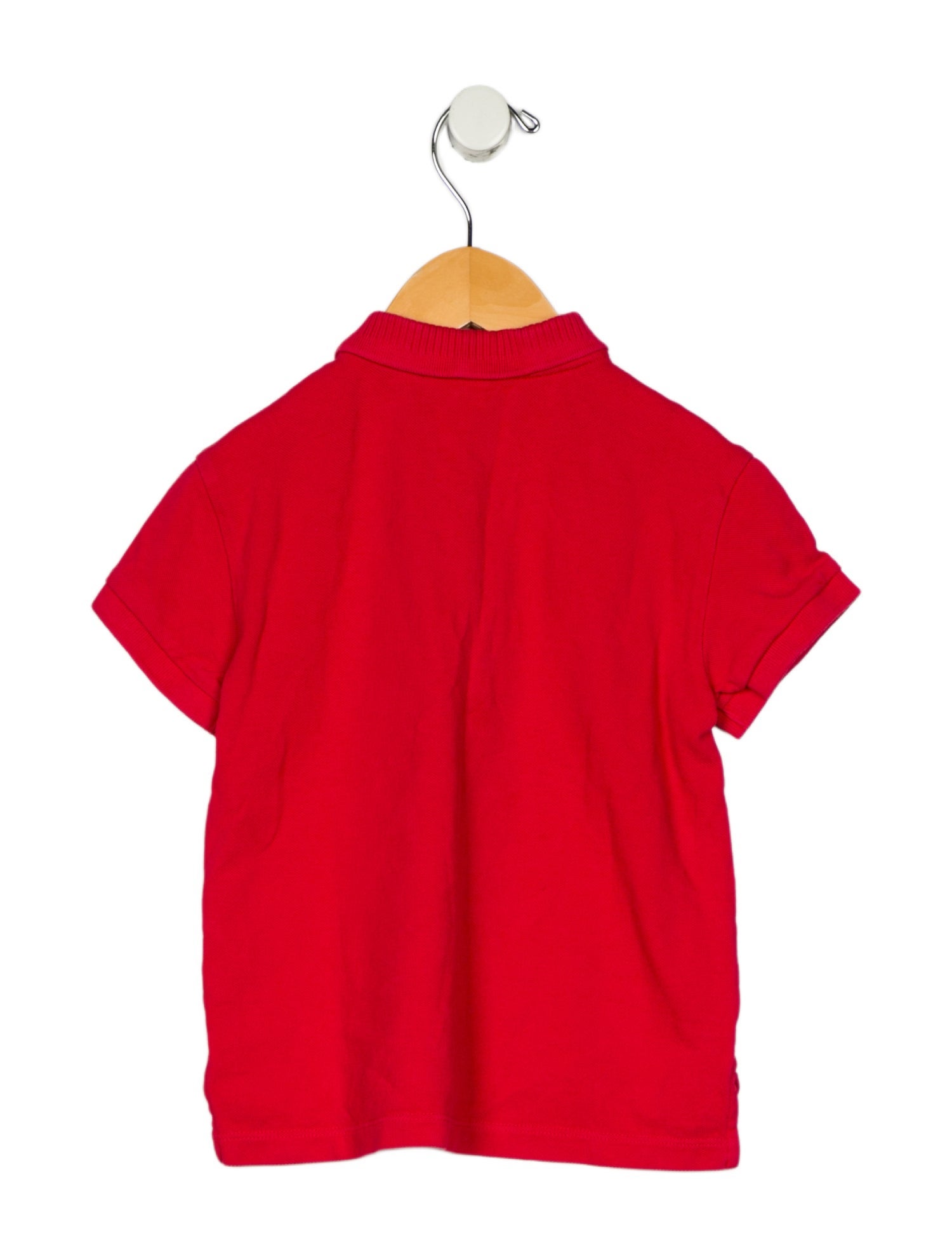 Burberry toddler boys' red and blue shirt