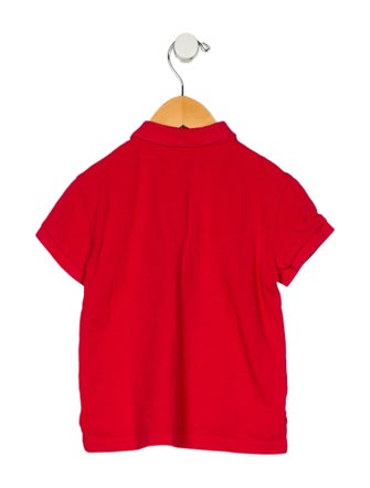 Burberry toddler boys' red and blue shirt