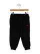 Burberry toddler boys' black and red sweatpants