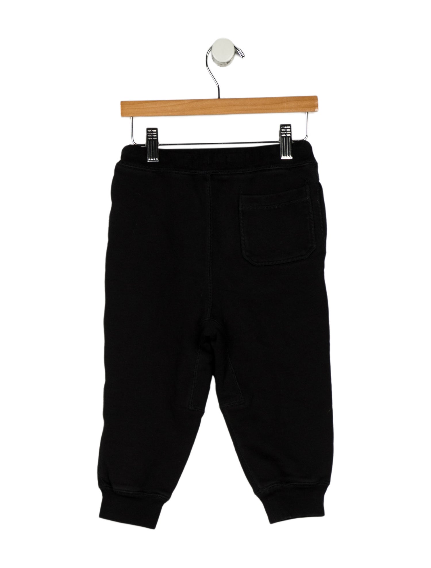 Burberry toddler boys' black and red sweatpants