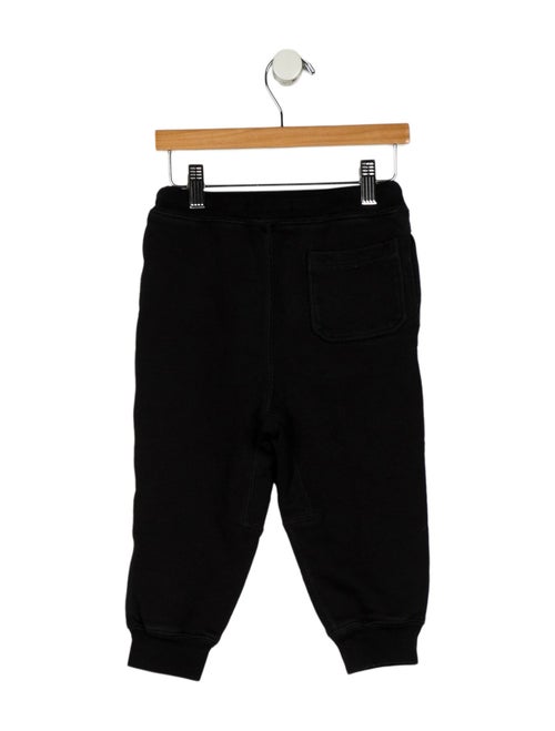 Burberry toddler boys' black and red sweatpants
