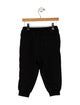 Burberry toddler boys' black and red sweatpants