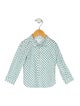 Burberry toddler boys' green and white shirt